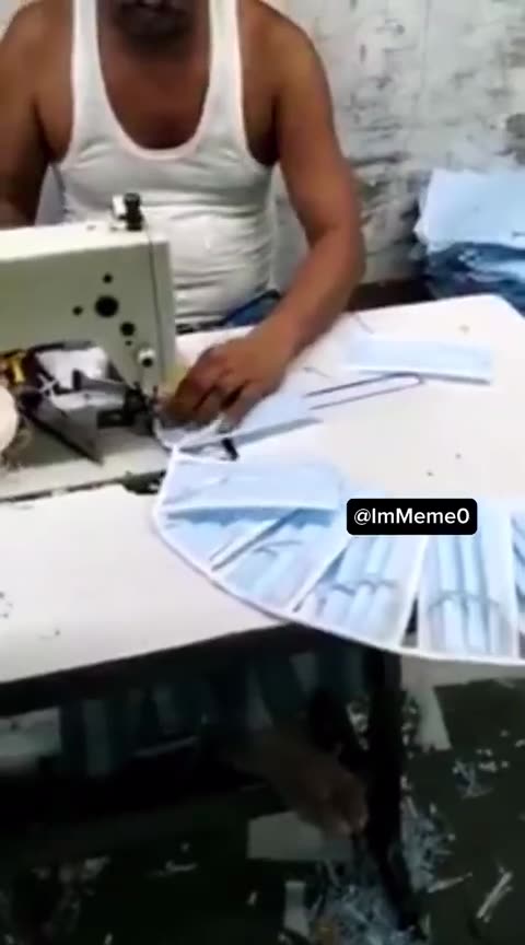 They say to wear a mask…