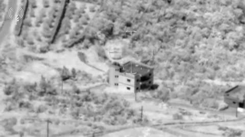 The IDF says fighter jets struck Hezbollah targets in four different areas of