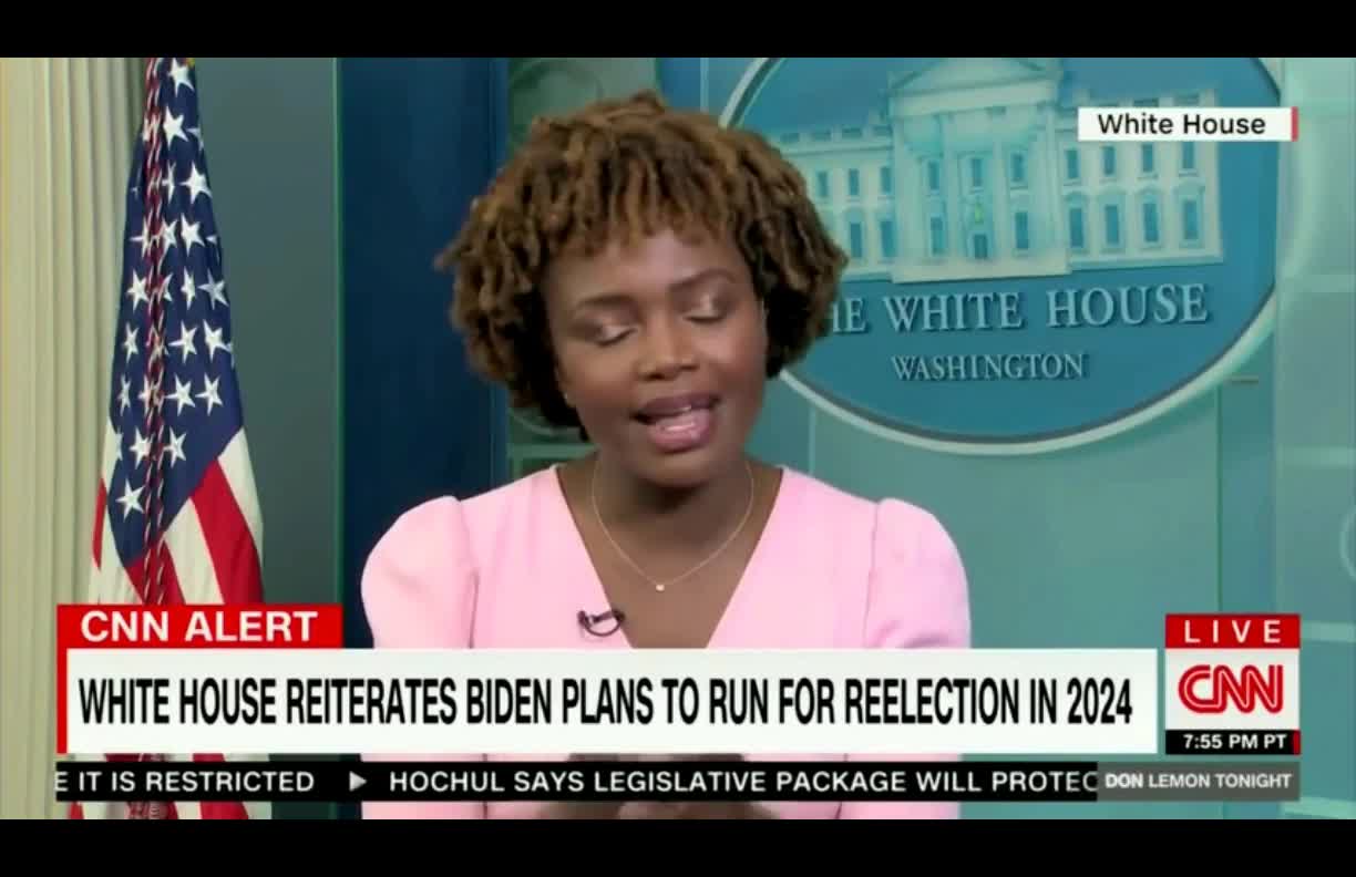 Jean-Pierre Is SHOCKED That CNN’s Lemon Would Ask Her This Question
