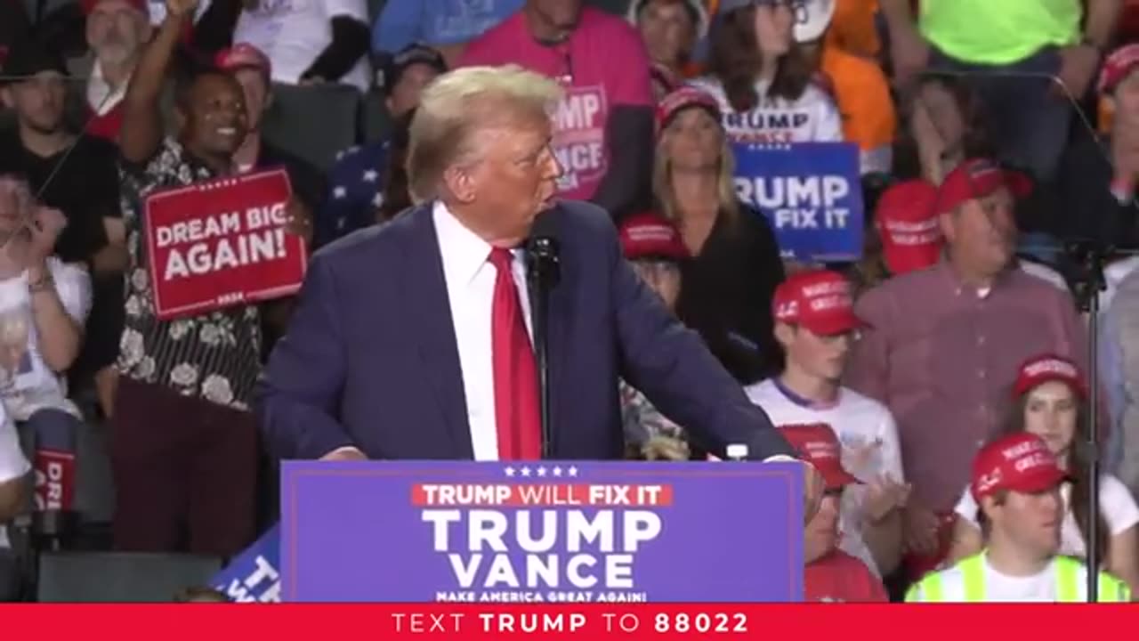 Donald Trump Final Rally 2024 Grand Rapids Michigan 11/5/24