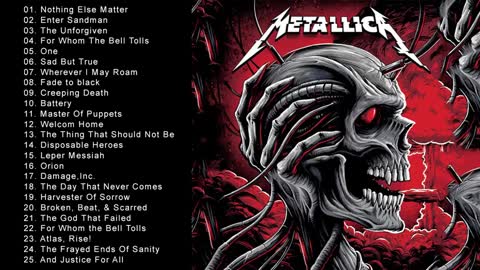 Best Of Metallica - Metallica Greatest Hits full Album