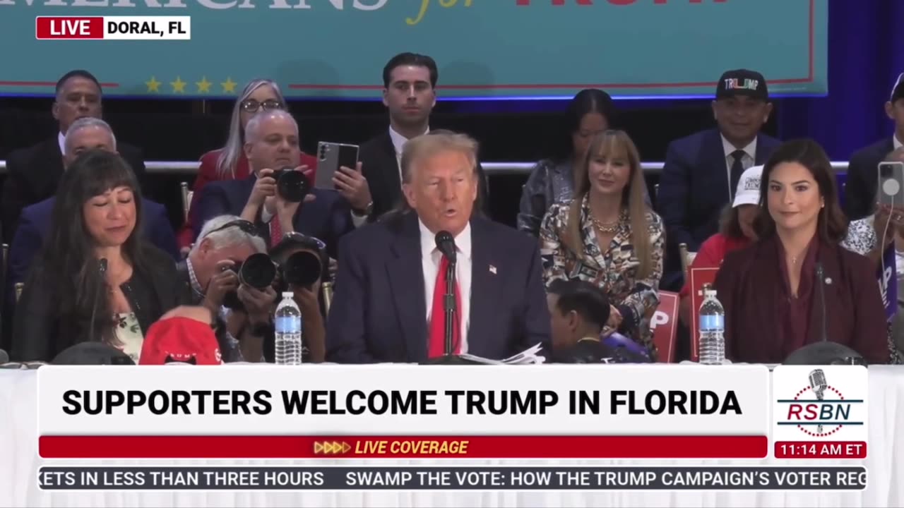 'Where's my Christi?' Trump can't find Florida mayor sitting right next to him
