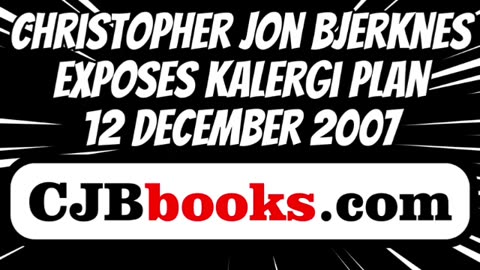 Christopher Jon Bjerknes Exposes the Kalergi Plan on Jeff Rense Radio December 12, 2007