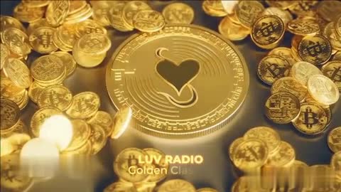 Gold Coin Logo Cryptocurrency LUV Radio Golden Classics 30 sec promo