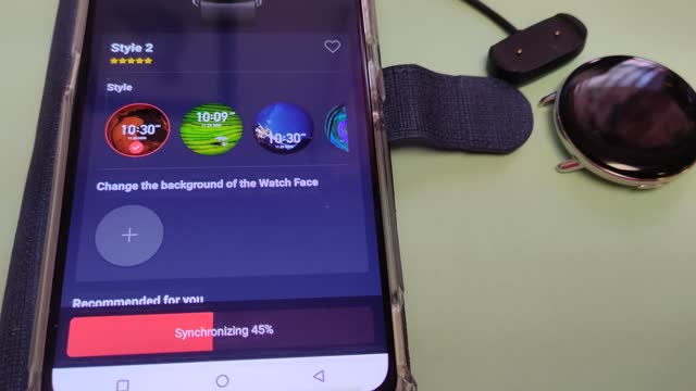 Amazfit Zepp E: black screen