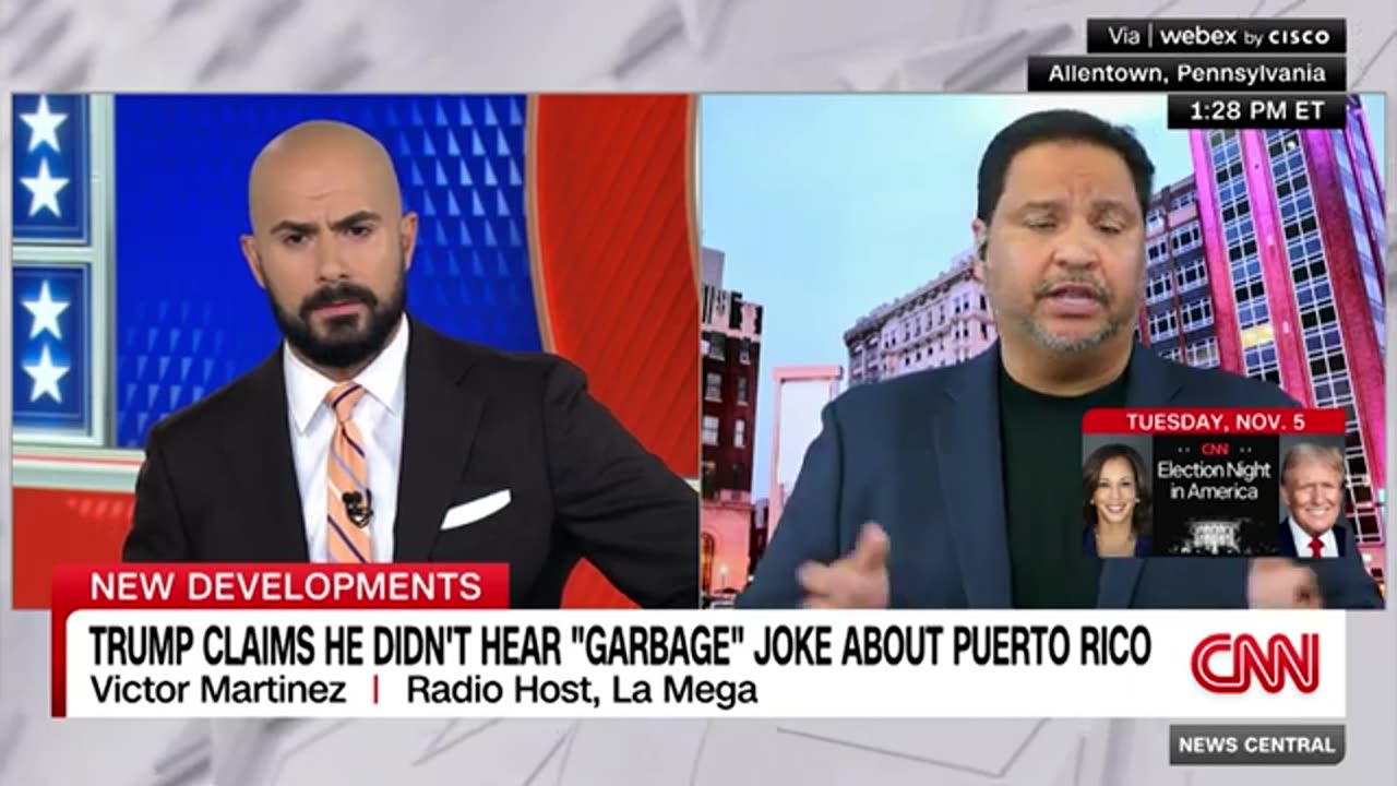 ‘It’s too late now’: Latino radio host on Trump’s response to joke controversy