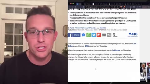 PANIC! HUNTER BIDEN HIT WITH 9 NEW FEDERAL CHARGES, JAIL FOR 17 YEARS | BIDEN REGIME COLLAPSING 🚨