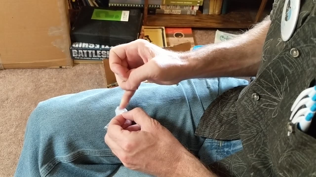 Intact (uncircumcised) penis rolling mechanism demo (G-rated)