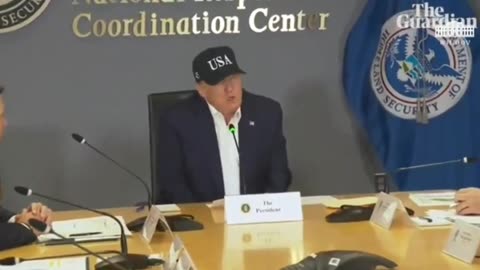 Here's Trump saying he's never heard of the term Category 5 Hurricane.