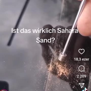 Németországban a szaharai homok mágneses?