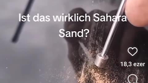 Németországban a szaharai homok mágneses?