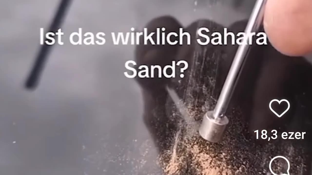 Németországban a szaharai homok mágneses?