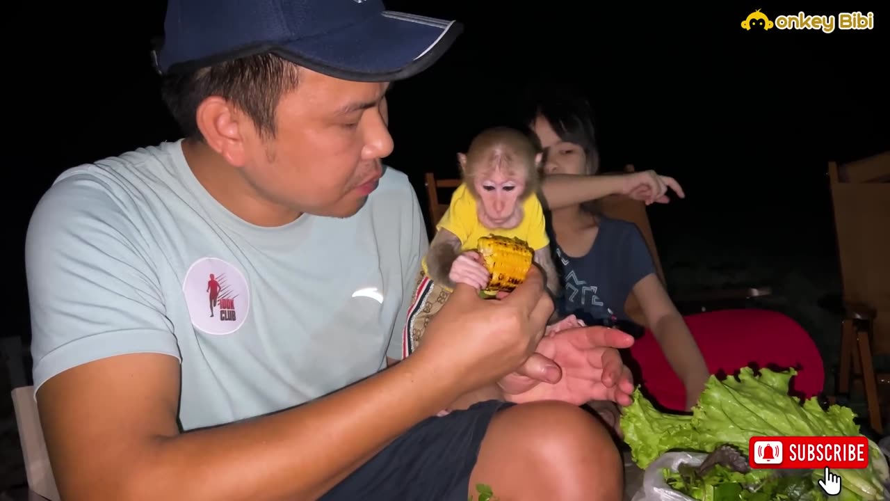 Bibi spends the night camping