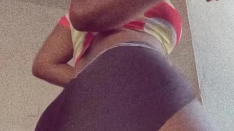 Sweet young with thick butt behind..