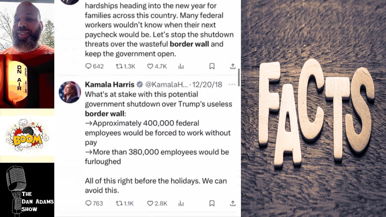Kamala Harris NEVER Wanted A Border Wall | Here's The Receipts!!!