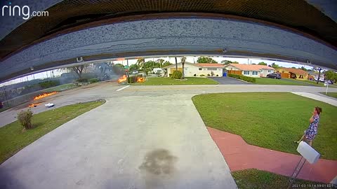 Plane Drops Out of The Sky And Crashes Into A Quiet Neighborhood!