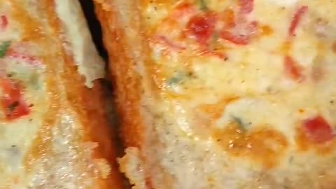 Breakfast Toast Omelette Surprise ❣️