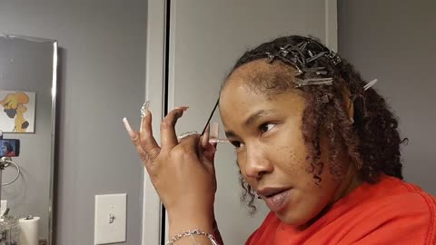 RETWISTING MY LOCS (with long nails 💅) | LOC JOURNEY 😆