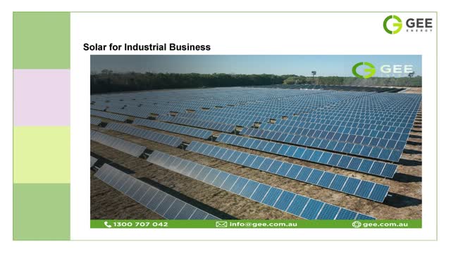 Industrial Solar Systems - GEE Energy