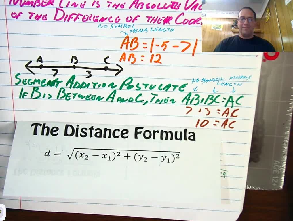 1.2 Distance Formula
