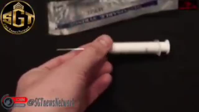 Retractable Syringe - How the cabal has been injecting themselves for the camera's