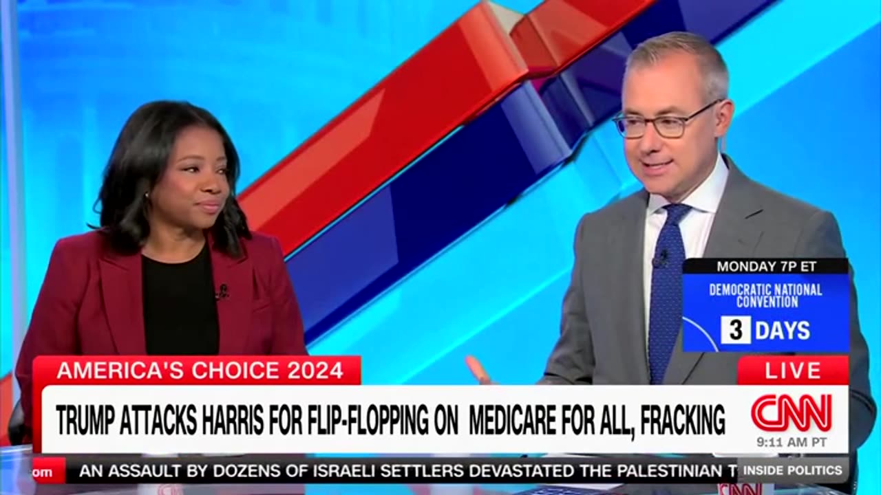 CNN Panelist Says Kamala Harris Pivoting Away From Far-Left Policies Is Creating Problem For Trump