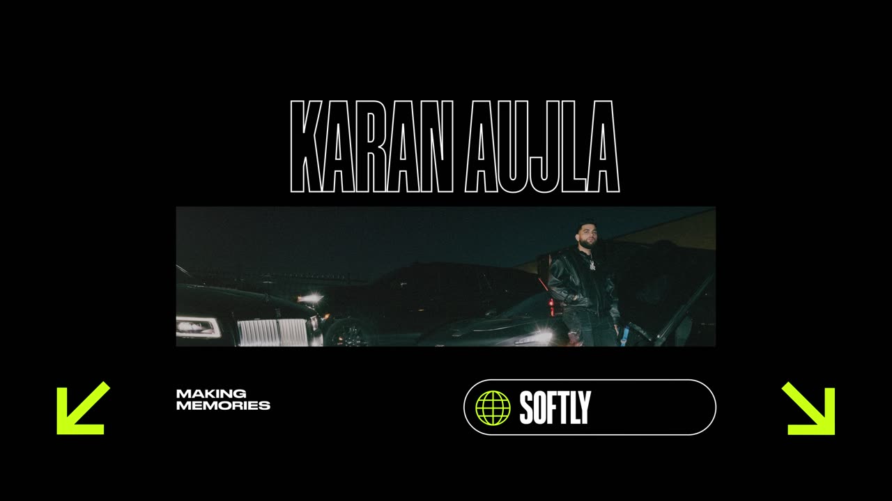 Softly (Lyric Video) Karan Aujla | Ikky | Making Memories | Latest Punjabi Songs 2023