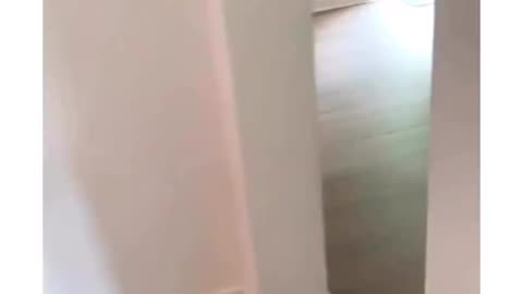 She got caught in the act!