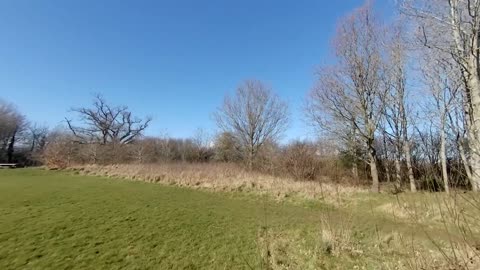 Down one lane or another. FPV Drone