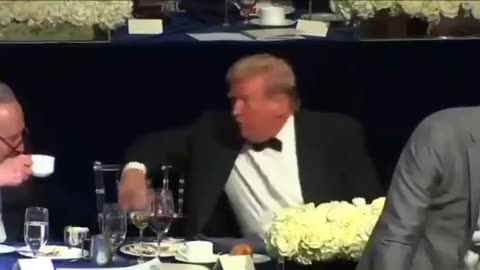 What is Trump saying to Chuck Schumer?