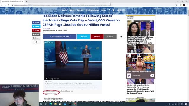 Joe Biden Gets 4,000 views but 80 million VOTES???!