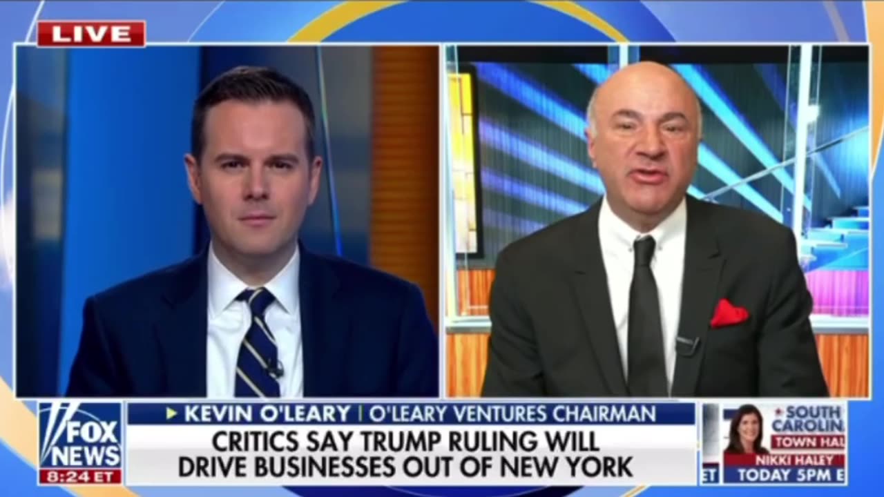I’m going to make New York, the NUMBER ONE LOSER STATE - Kevin O'Leary
