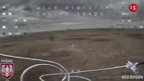 Coming under drone attack, Russian soldiers seek to flee and escape
