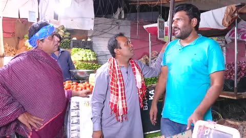 Rana Ijaz standup comedy at vegetable shop😂😂