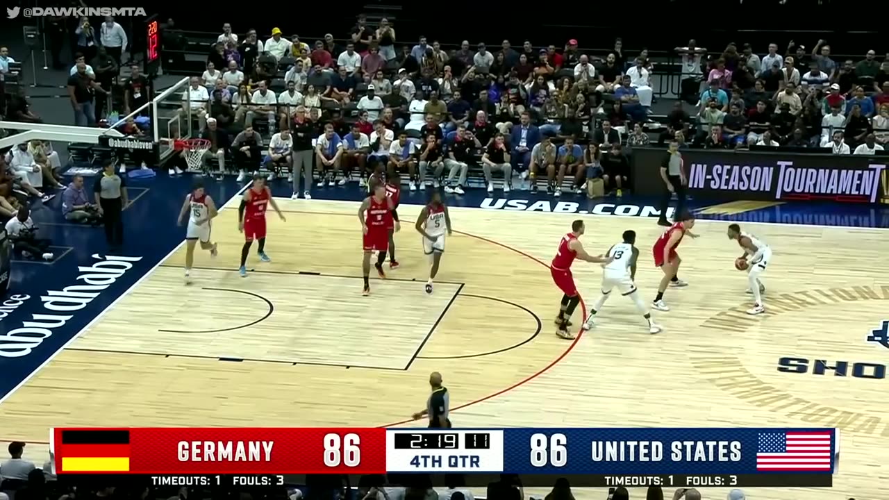 USA vs Germany Full Game Highlights | FIBA World Cup Warm-Up | August 20, 2023 | FreeDawkins