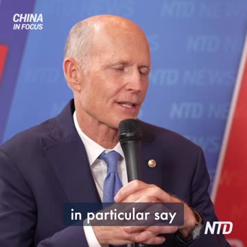 Rick Scott: We LET China take over- Recognize there are people who want to destroy our way of life