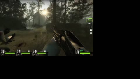Left for dead 2 (no mic) Gameplay part 4: SWAMP