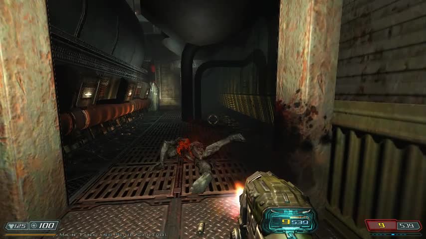 Doom 3 BFG Edition, Replay, Level "Monorail Skybridge"