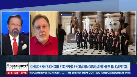 Children's Choir Stopped from singing Anthem in Capitol. Choir Director, David Rasbach joins NEWSMAX