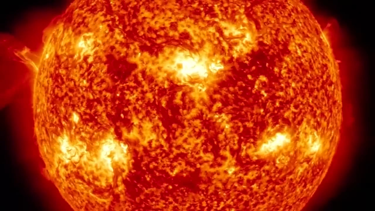 Fully described video about sun