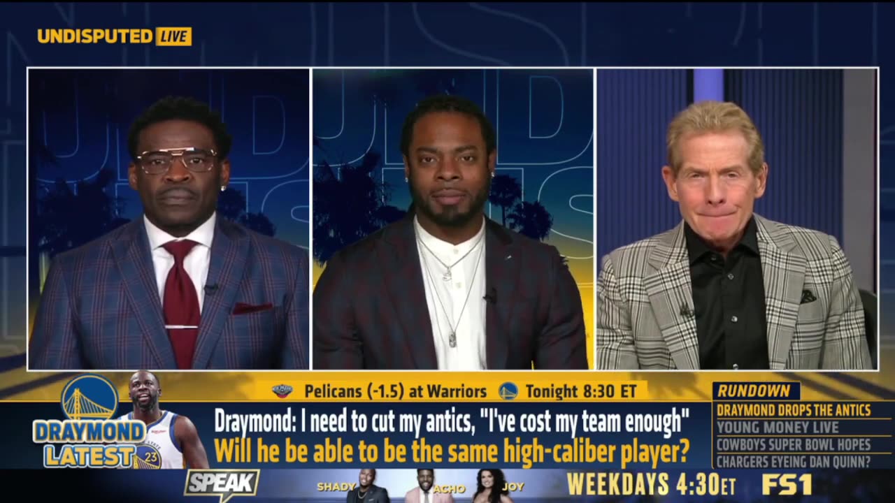 UNDISPUTED Skip Bayless reacts Draymond Green aims to cut antics 'Cost my team enough'