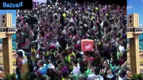 🌈 Timbalada in Salvador Carnival in Barra/Ondina 🎼🌞😍