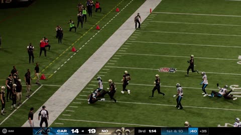 Madden 25 - NFL Week 1 New Orleans Saints VS Carolina Panthers