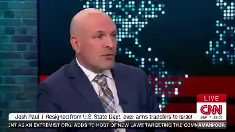 Former US State Department official Josh Paul says Israel rapes child prisoners.