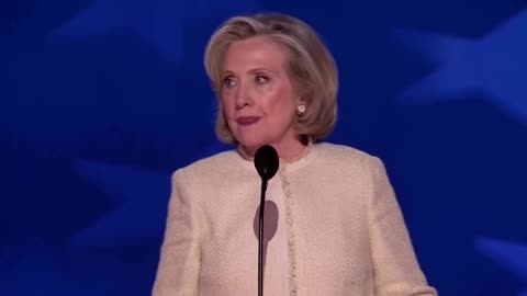 This is our time says Hillary Clinton passing torch to Harris.mp4