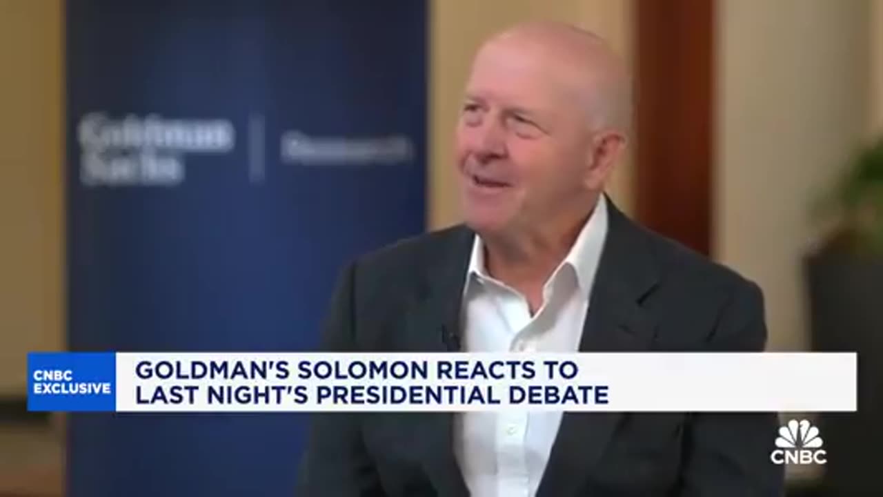 🚨 Goldman Sachs CEO Rips Kamala Harris for Overhyping Report 🔥📈