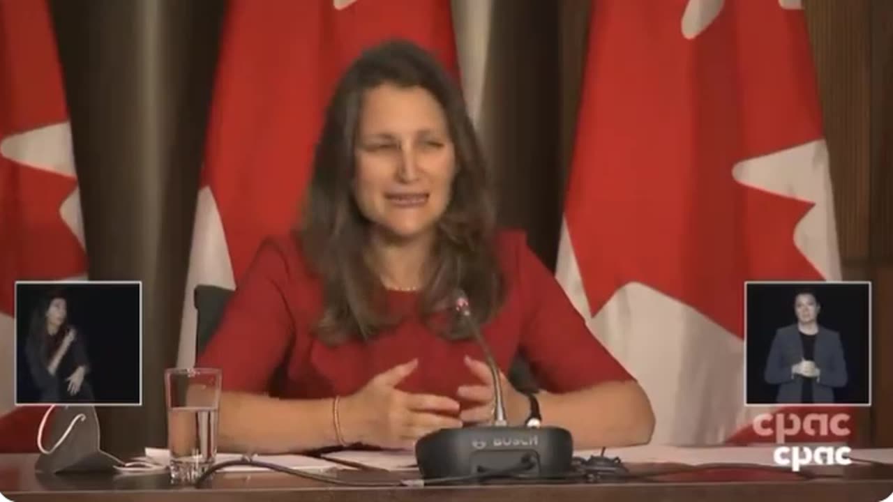 Chrystia Freeland Admits Vaccine Mandates Were Used as Extortion