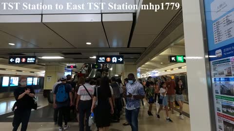 尖沙咀站往尖東站 TST Station to East TST Station, mhp1779, Oct 2021