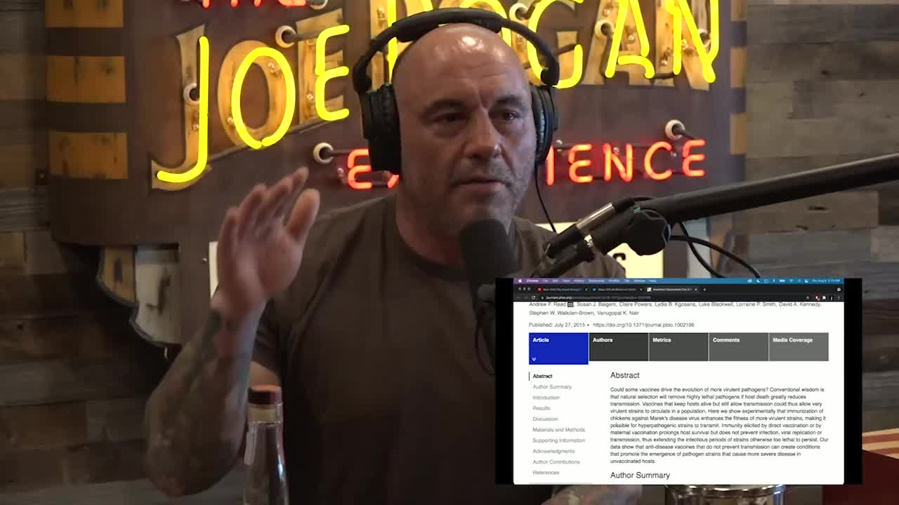 Joe Rogan Goes Off on Vaccine Passports: We're One Step Closer to a Dictatorship