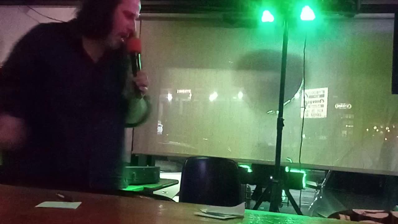 Crazy Jim's first Karaoke